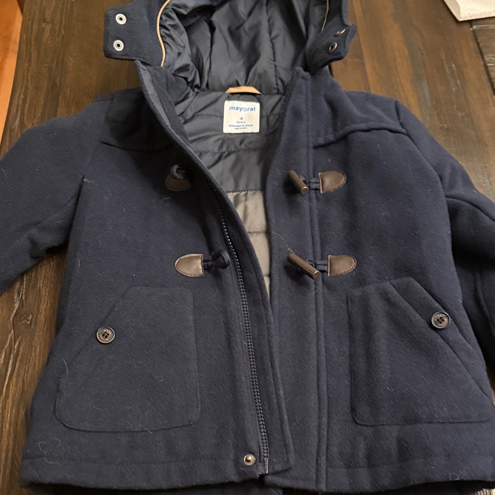Mayoral Dark Blue Kids Puffer Jacket